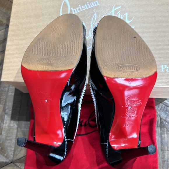 Christian Louboutin Caracolo/Plateau, black, US 7 - Picture 9 of 10